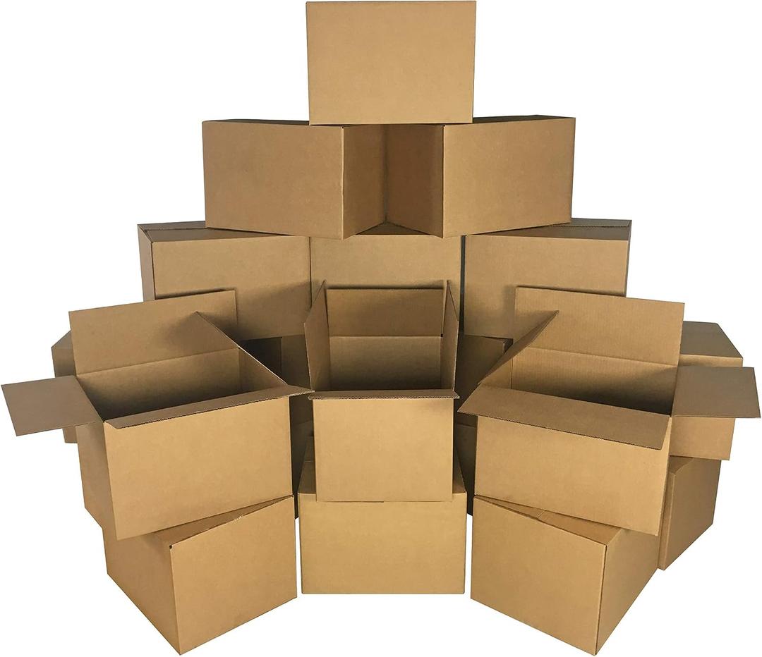 uBoxes Moving Boxes Bundle of 18"x14"x12" (Medium Boxes - Pack of 20)