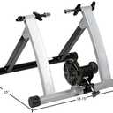 Trainer Bicycle Indoor Trainer Exercise Machine Ride All Year Around with 850 Gram Machined Steel Flywheel for The Most Natural Pedal Feel