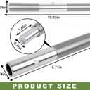 Mindoub 4-Pack 10" Weld-On Trailer Ramp Hinges - Heavy-Duty Zinc-Plated Steel, Greasable Design with 3/4" Detachable Pin - 500 lbs Capacity for Cargo/Utility/Lawn Trailers, Swing Gates, Dump Doors