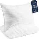 Beckham Hotel Collection Bed Pillows Standard/Queen Size Set of 2 - Original Soft Down Alternative Pillow for Sleeping - Soft Support for Back, Stomach or Side Sleepers