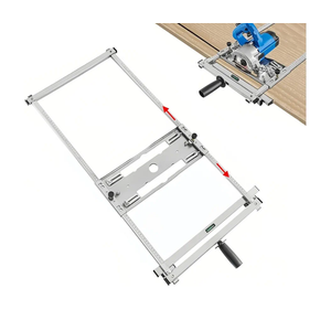 Cutting Machine Edge Guide Positioner, Edge Guide for Circular Saw, Edge Guide Positioning Cutting Board Tool, Adjustable Wood Modified Positioning Frame Tool, Woodworking Positioning Cutting Tool