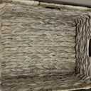 Jumbo Wicker Basket, Rectangular Wicker Baskets for Storage, Water Hyacinth Extra Large Storage Baskets, Shelf Basket with Built-in Handles-1 Pack