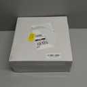 COLOSUS 60PCS White Plastic Plates for 30 guests-Fancy Plastic Beaded Plates,Disposable Christmas plastic plates,Include 30 PCS 10.5" Dinner Plates & 30PCS 8.25" Dessert-Platos for Christmas