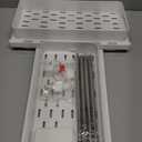 VERIFOST 1 Pack Under Sink Organizers and Storage, Double Sliding Kitchen Cabinet Organizer, 2 Tier Height Adjustable Countertop Organizer for Kitchen Bathroom Laundry, White