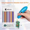 32 Colors 3D Doodler Pen Refills Packs for 3Doodler Start+ 3D Pen Low Printing Temperature PCL Filament 3D Doodler Refills Each Color 15.2 cm x 5 pcs Total 160 pcs Only Fit for 3Doodler Start+