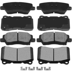 AUTOMUTO 8PCS Front & Rear Ceramic/Semi-Metallic Disc Brake Pads Set D1050 D1659 For Cadillac ATS 2013-2016,For Cadillac CTS 2014-2016