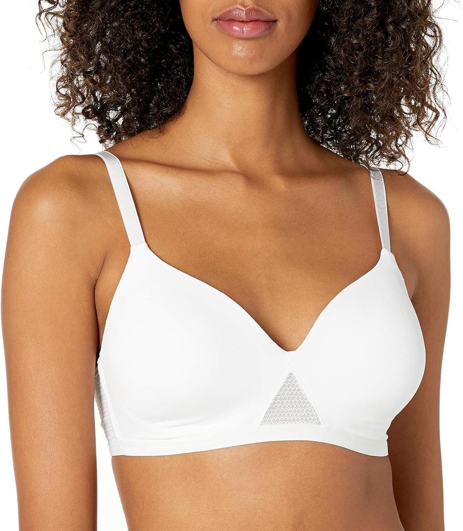 Hanes Women's Oh So Light Wireless T-Shirt Bra with ComfortFlex Fit and Comfort Foam, S