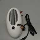 Space Heater,600W Small Desk Heater for Indoor Use,Fast Safety Heat Personal Desktop Heater for Bedroom Table Home Indoor Use (White)