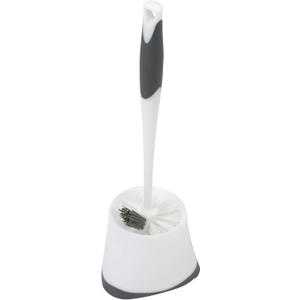 Clorox Under-Rim Toilet Bowl Brush with Corner Storage Caddy, 16 x 5 x 5.5 in