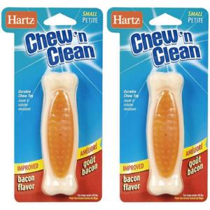Hartz Chew'n Clean Tuff Bone Bacon Flavored Small Dog Toy (Pack of 2)2 Hartz Chew'n Clean Tuff Bone Bacon Flavored Small Dog Toy (Pack of 2)2