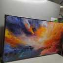 Pogusmavi Framed Wall Art for Living Room - Colorful Abstract Canvas Wall Art - Glass Paintings for Wall Decorations - Large Wall Decor - Art Work for Office Contemporary Home 2958in