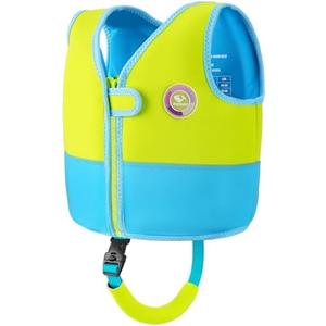 Pottwal Swim Vest for Kids - Swim Jacket - Made of Neoprene & EPE - with Adjustable Crotch Strap, Large