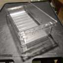 Fridge Drawer Organizer 2 Pack, Size is 7"W x 4"H x 15"L