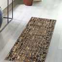 Unique Loom Saturn Collection Area Rug - Aura (Runner 2' 2" x 5' 0", Blue/ Black)