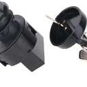 Ignition Key Switch 3 Position 6 Pins for 2001-2018 Polaris Ranger, RZR, Sportsman,170 300 325 400 425 450 500 550 570 600 700 800 850 900 1000 4,XP,X2,Crew,EV,HD,S Replace 4011002 4012165 4010390
