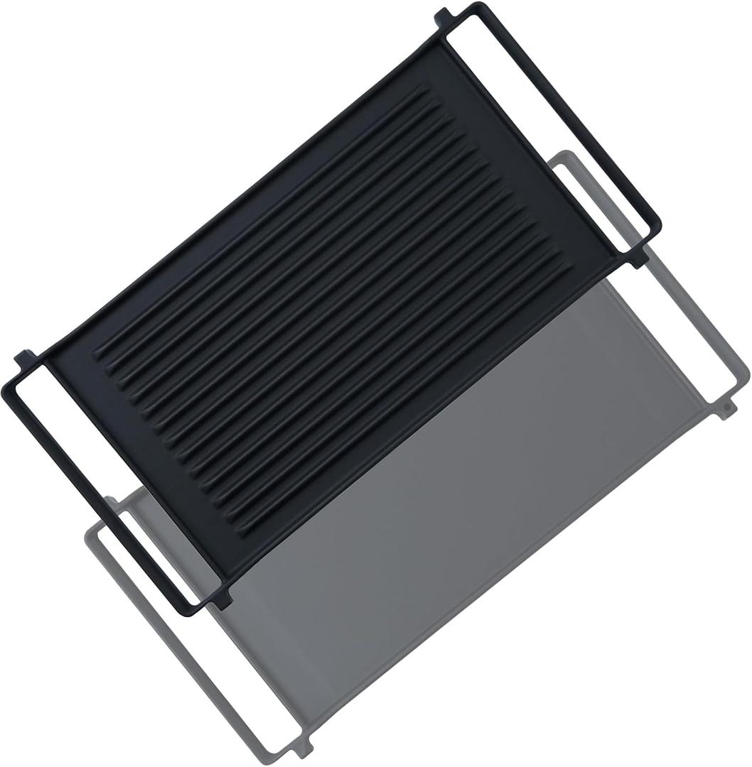 Upgraded WB31X24998 Reversible Griddle Replacement for GE Stove Parts Cast Iron Griddle Plate WB31X24738 JXGRILL1 GE Gas Range Cooktop Parts Genuine Stove Top Burner Griddle Center Flat Top Pan