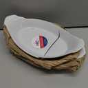 HIC Kitchen HIC Kitchen Oval Au Gratin Baking Dish Set, Fine White Porcelain, 10-Inch, Set of 4 Au Gratin Baking Dish Set, Fine White Porcelain, 10-Inch, Set of 4