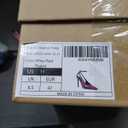 Elisabet Tang Cute Women's 10cm Double Adjustable Ankle Strap Heeled Pumps, Sexy 4Inch Pointed Toe Slingback Stiletto Heels for Elegant Formal Wear, 8.5