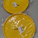 Pack of 2 Cemil Basics Dog Frisbee – Soft Rubber Flying Disc Toy for Small Dogs, 9” Yellow – Safe, Lightweight & Fun