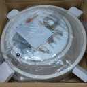 20Hand Woven Rattan Chandelier Boho Pendant Light Adjustable Coastal Pendant Light for Kitchen Island Dining Living Room, White