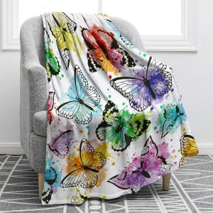 Jekeno Butterfly Throw Blanket Gifts for Women Girls, Christmas Birthday Valentines Butterfly Gifts for Butterflies Lovers Adult Kids, Colorful Blanket Decor for Home Bed Couch (50"x60")