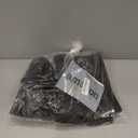 4 Pcs Thick Rubber Bar Mats for Bartending, Durable Non-Slip Spill Mat for Countertop, Home Kitchen, Coffee Bars, and Restaurants Accessories, Black(18" X 12"+24" X 3")