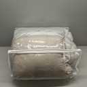 Stratford Park Beige Queen Size Comforter Set, 7 Piece Jacquard Patchwork Bedding Set, All Season Bedding, Matching Pillows, Shams, Bed Skirt