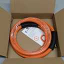 Giraffe Tools Hybrid Lead-in Air Hose, 3/8 inch x 6 ft, 1/4 in. MNPT Fittings, 300 PSI Heavy Duty, Lightweight Air Compressor Hose Short