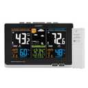 La Crosse Technology Advanced Weather Station with Full-Color LCD & Atomic Time - Monitor Indoor/Outdoor Conditions with Temperature Alerts and Humidity Readings with Transmission Range of 300 Feet