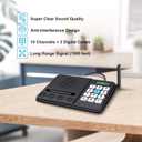 Intercoms Wireless for Home - 10 Channel 3 Privacy Code Wireless Intercom System for Home House Business Office - GLCONN 1.1 Mile Range Room to Room Intercom Communication System - 2 Pack
