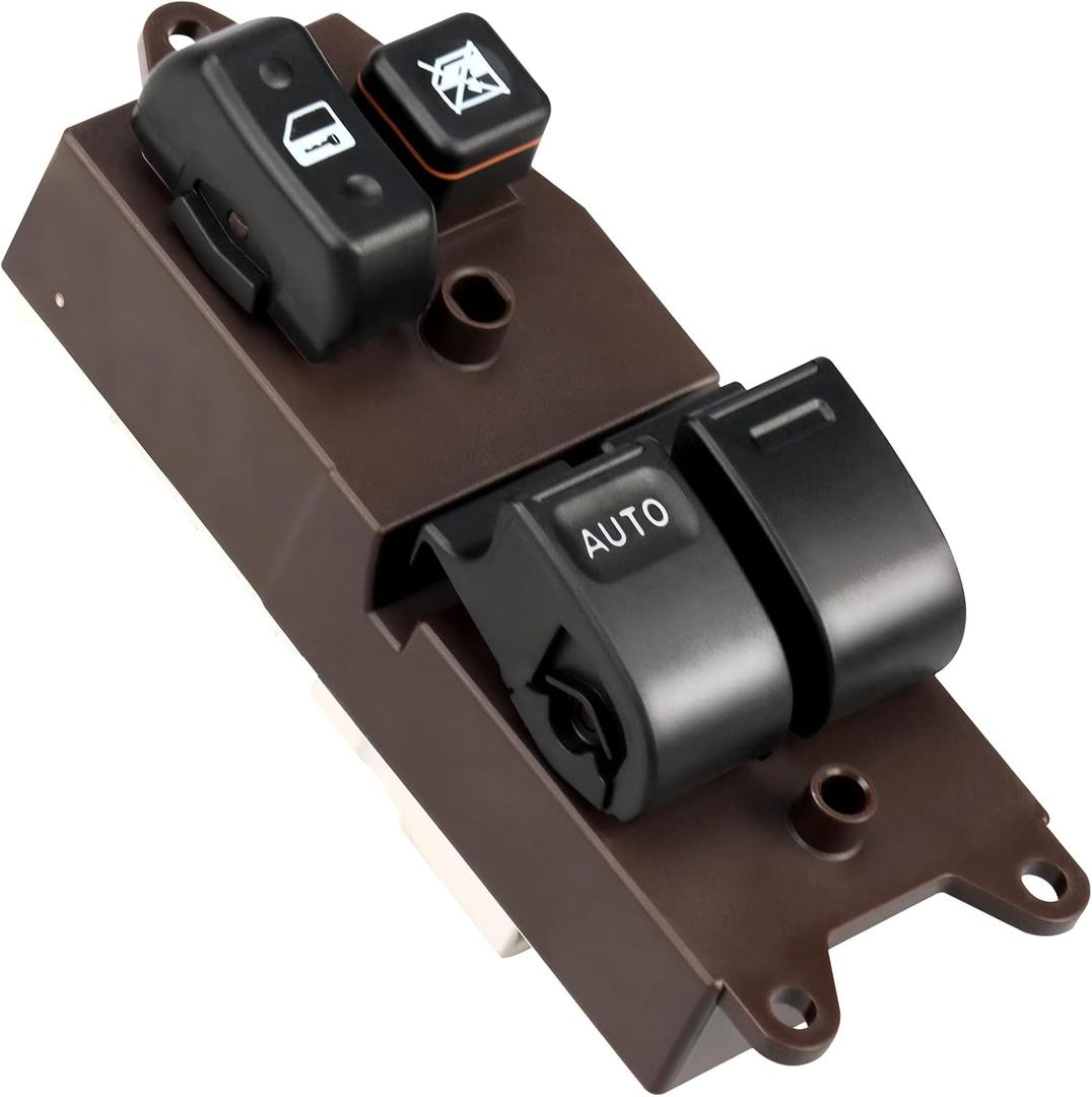 LCWRGS Master Power Window Switch - Compatible with Toyota Tundra 2000-2006, Tacoma 2001-2011, Sienna 1998-2000, Solara 1999-2003, FJ Cruiser 2007-2011 - Replace OE# 84820-08010