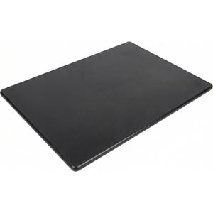 Commercial Grade Black Cutting Board - 20 x 15 Inch Extra Large, 0.5" Thick HDPP Plastic with NSF Stamp for Restaurants Kitchens and Food Service