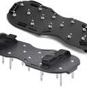 Fully Assembled Spiked Shoes with Sharp Short Spikes for Epoxy Floor Coating, Self-Leveling Floor, Cover Installation
