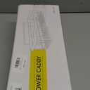 EUDELE Adhesive Shower Caddy, 5 Pack Rustproof Stainless Steel Bath Organizers With Large Capacity, No Drilling Shelves for Bathroom Storage & Home Decor (XL size, Black)