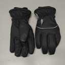 rivmount Winter Gloves Women Men, Thermal Ski Gloves for Cold Weather with Warm, Waterproof, Touchscreen for Running, Skiing (Small, Peat Black)