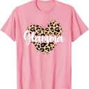 Glamma Leopard T-Shirt, Pink, M