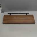 BATODA Set of 2 24" Acacia Wood Floating Shelves Wall Mounted  Rustic Farmhouse Wooden Wall Storage Shelf for Bedroom, Kitchen, Home Dcor - Brackets and Shelving Hardware Included