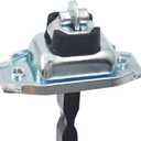 Black with Silver Front Left and Right Side Door Stay Check Strap Stopper Replacement for 2006-2011 Camry 68610-06080