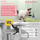 3-in-1 Interactive Bird Simulation Cat Wand Toys Set, Cat Hanging Door Toy, Include Detachable 5PCS Replacements Feather Toys and 2 Types Door Hanging String