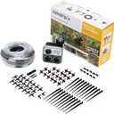 Raindrip R560DP Drip Watering System, Automatic Drip Irrigation System with Timer for Containers and Hanging Baskets, Waters up to 20 Plants, Includes 20 Drippers, Black