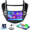 Car Stereo for Chevrolet Chevy Trax 2014-2016 with Apple Wireless Carplay Android Auto, 2+64G Android 13 9 inch Touch Screen Radio with GPS WiFi Bluetooth SWC FM RDS Radio EQ+AHD Backup Camera