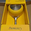 Caraway Nonstick Ceramic Sauce Pan with Lid (3 qt) - Non Toxic, PTFE & PFOA Free - Oven Safe & Compatible with All Stovetops (Gas, Electric & Induction) - Marigold