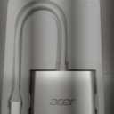 Acer USB C to HDMI Adapter, 4K USB C Hub with 100W PD, USBA 3.0 Port, HDMI to USBC Multiport Digital AV Converter for MacBook Pro/Air, iPad, Tablets, TV, Monitor and More (Silver)