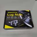 MIKKUPPA M12x1.5 Lug Nuts - Replacement for 2006-2020 Fusion, 2000-2023 Focus, 2001-2023 Escape Aftermarket Wheel - 20pcs Black Closed End Lug Nuts