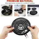 SP21YA Electric Stove Burner Replacement Fit for G.E & Ken-more & Hot-point & Ro-per Electric Range Stove - Fit WB30X253 8" Electric Range Burner Element by AMI PARTS