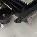 Amazon Basics Panini Press & Electric Indoor Grill with Temperature Control, Non-Stick Ceramic Plates, Black