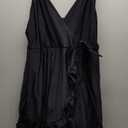 SHEKINI Women's Back Crisscross Swimdress Tummy Control One Piece Skirt Swimsuit, L