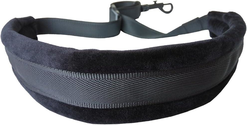 Xinlink Professional Black Colored Padded Alto Tenor Saxophone Neck Strap with Locking Snap Hook for Sax Player Music Instrument