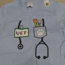 Kids Veterinarian Costume Gift Boys Girls Kids Animal Doctor Vet T-Shirt