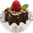 Restaurantware Panificio 0.4 Ounce Baking Cups 200 Flared Cupcake Liners - Oven-Ready Freezable Black And White Paper Muffin Cases Disposable Vintage Floral For Wedding Parties Baby Showers (Small)